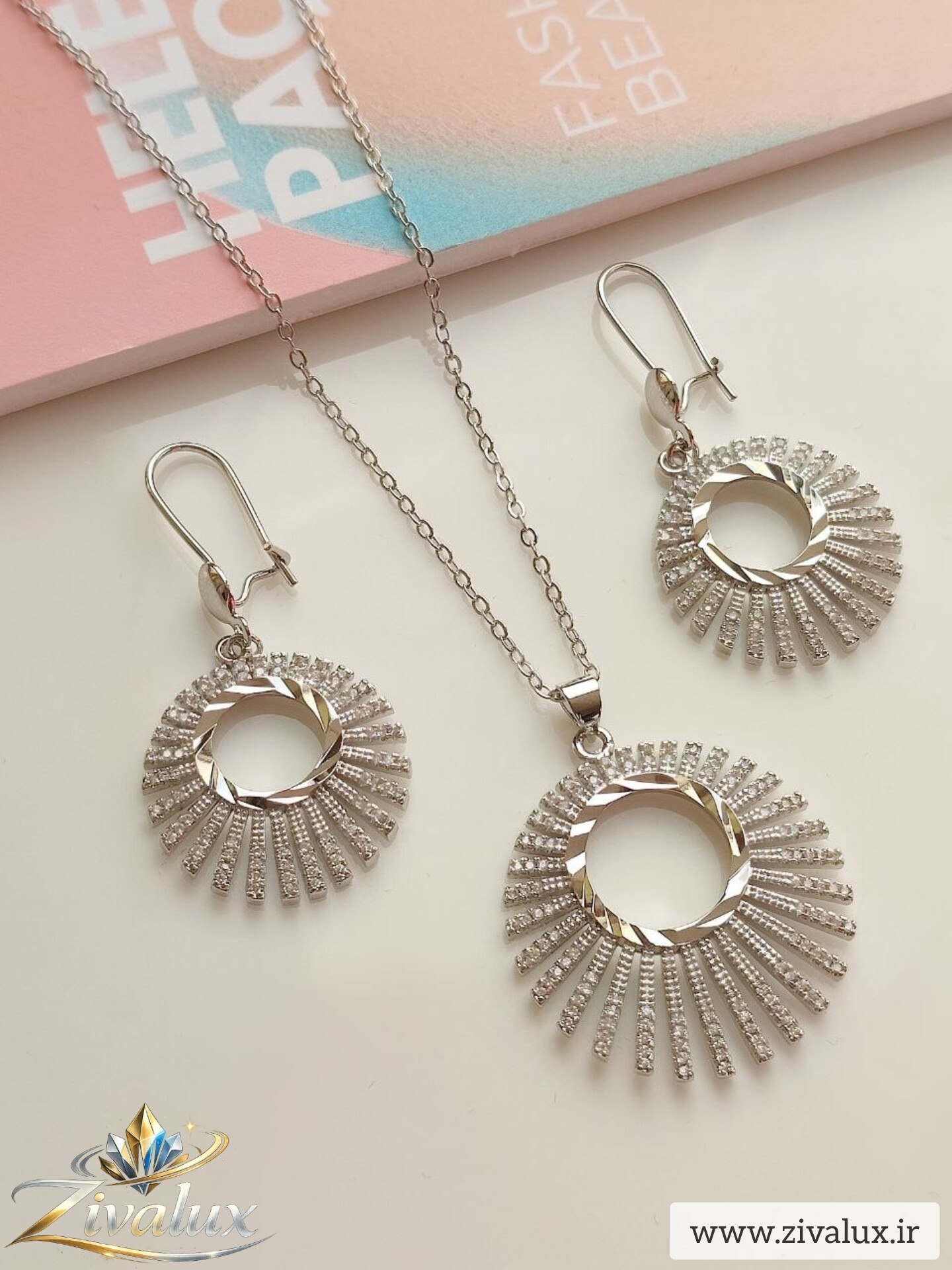 نیمست زنانه مدل جواهری JEWELRY نگین دار