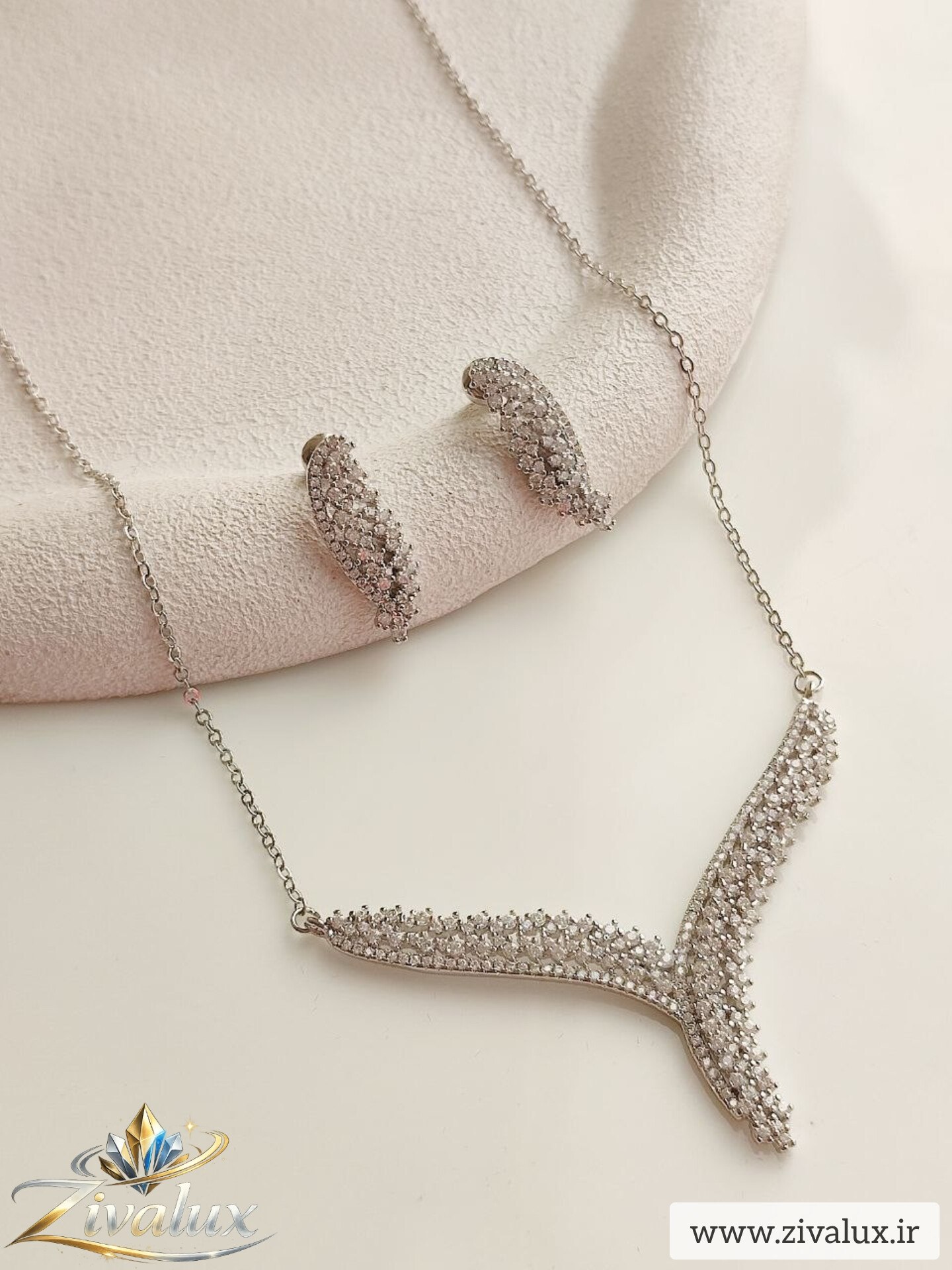 نیمست زنانه مدل جواهری JEWELRY نگین دار