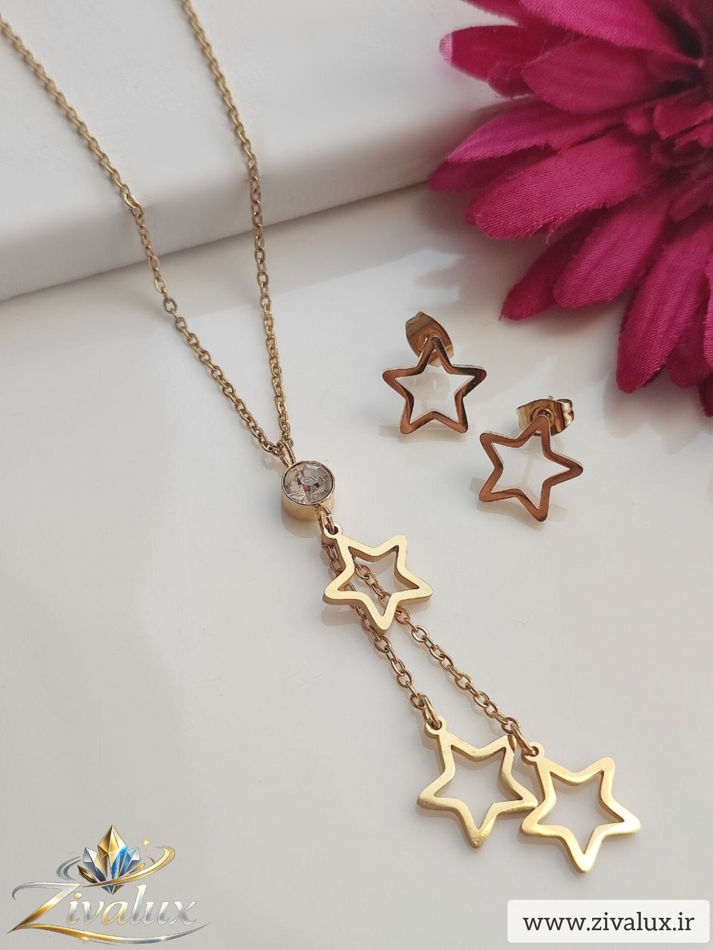 نیمست زنانه مدل استیل STEEL طرح ستاره