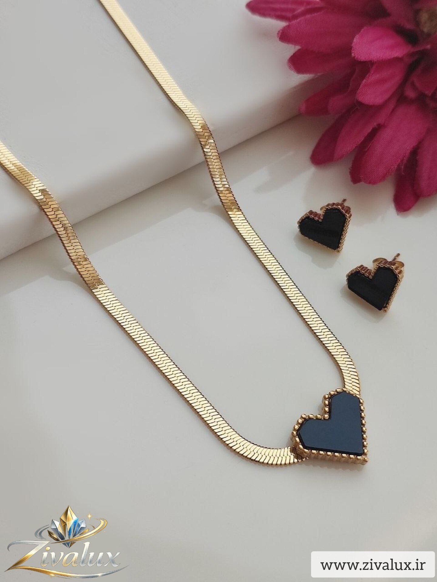 نیمست زنانه مدل استیل STEEL طرح قلب