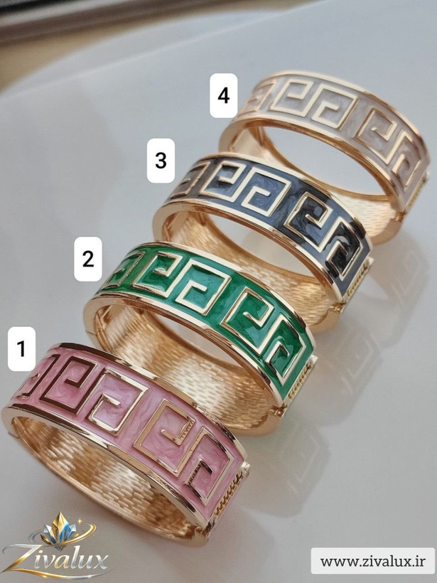 بنگل زنانه مدل میناکاری BANGLE