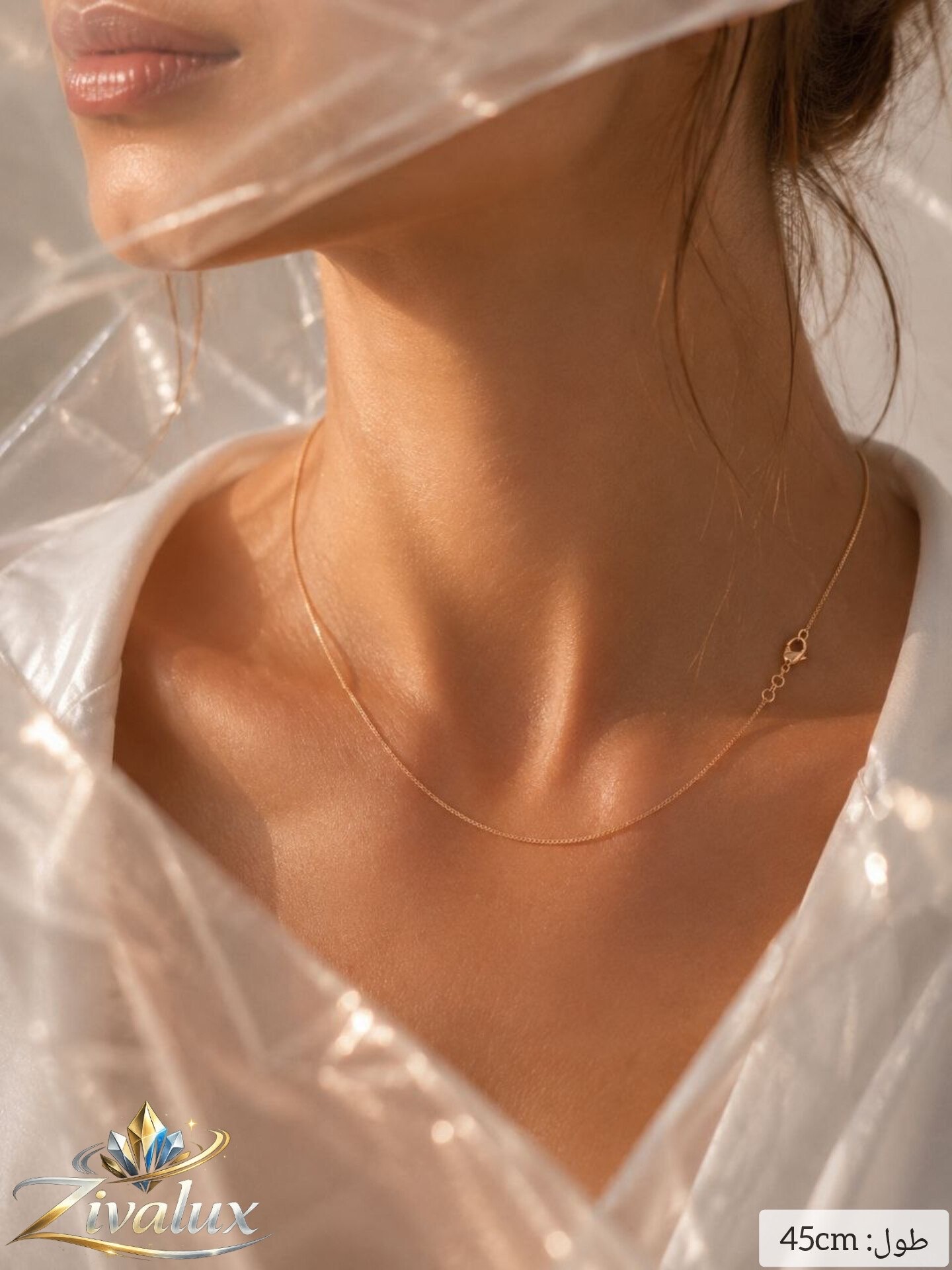 زنجیر زنانه مارک ژوپینگ XUPING طرح ونیزی