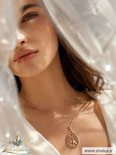 گردنبند زنانه مارک ژوپینگ XUPING طرح گل