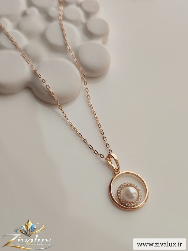 گردنبند زنانه مارک ژوپینگ XUPING مروارید دار