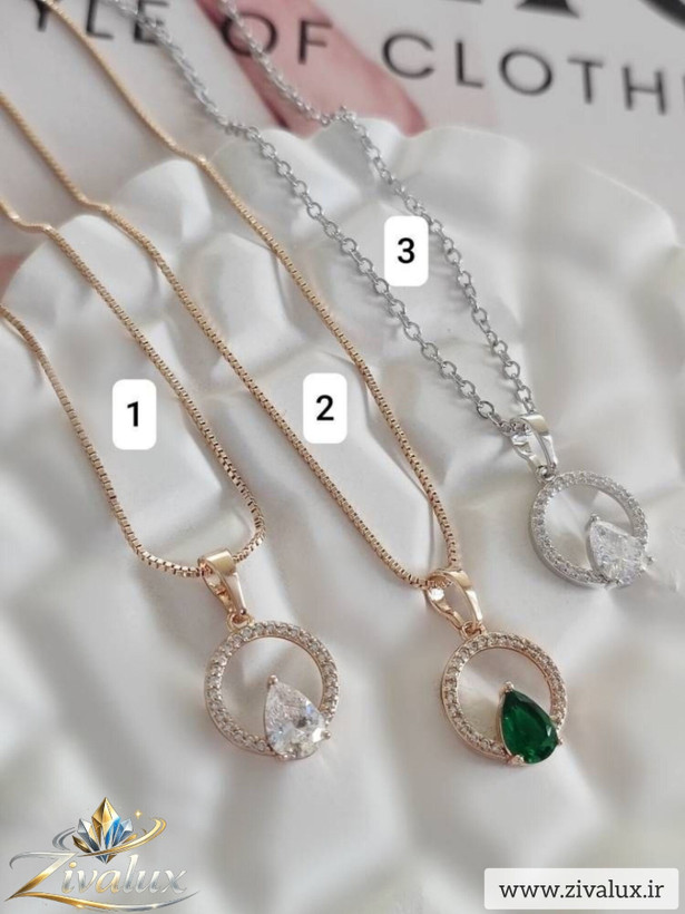 گردنبند زنانه مارک ژوپینگ XUPING نگین دار