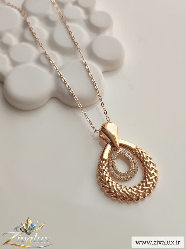 گردنبند زنانه مارک ژوپینگ XUPING نگین دار
