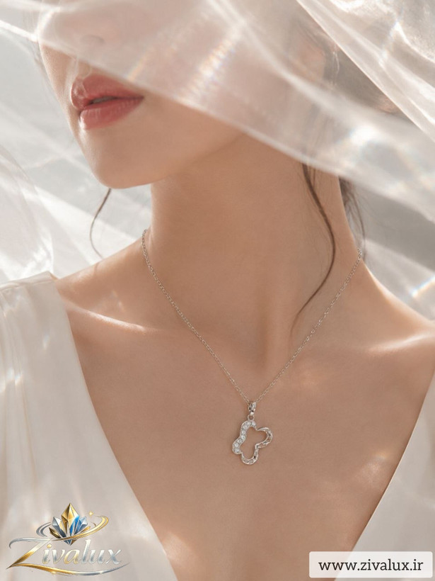 گردنبند زنانه مارک ژوپینگ XUPING نگین دار