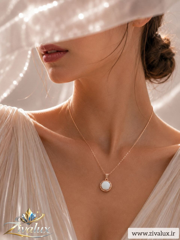 گردنبند زنانه مارک ژوپینگ XUPING مروارید دار