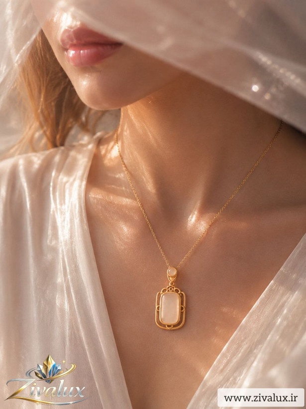 گردنبند زنانه مارک ژوپینگ XUPING طرح سنگ
