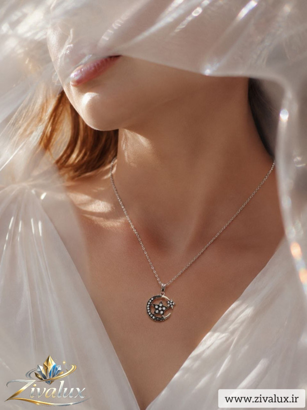 گردنبند زنانه مارک ژوپینگ XUPING طرح ستاره نگین دار
