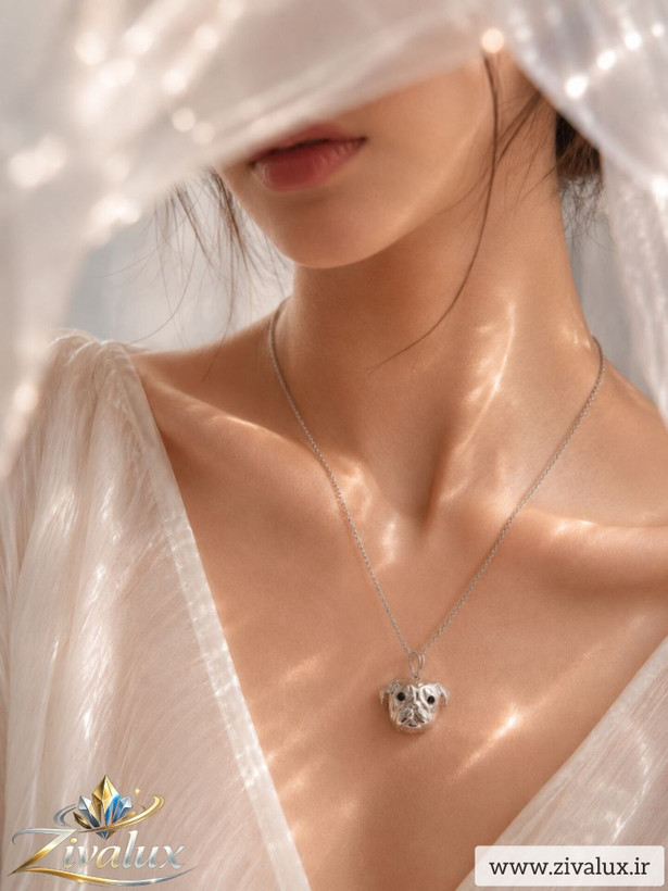 گردنبند زنانه مارک ژوپینگ XUPING طرح سگ
