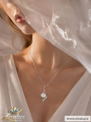 گردنبند زنانه مارک ژوپینگ XUPING مروارید دار