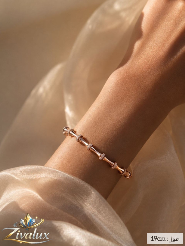 دستبند زنانه مارک ژوپینگ XUPING نگین دار