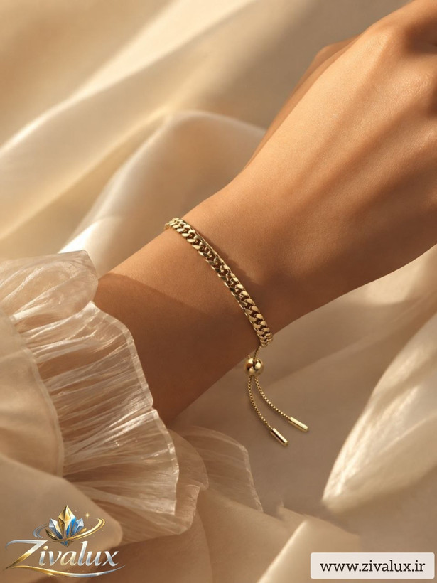 دستبند زنانه کرواتی مارک ژوپینگ XUPING مدل استیل