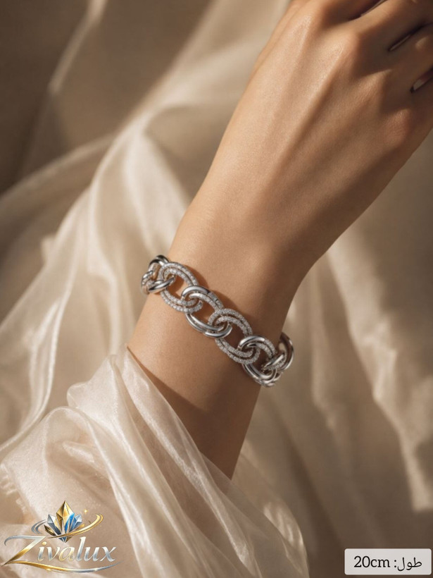 دستبند زنانه مارک ژوپینگ XUPING نگین دار