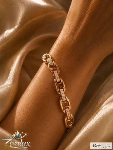 دستبند زنانه مارک ژوپینگ XUPING نگین دار