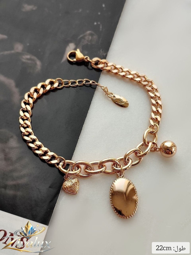 دستبند زنانه مارک ژوپینگ XUPING آویز قلب