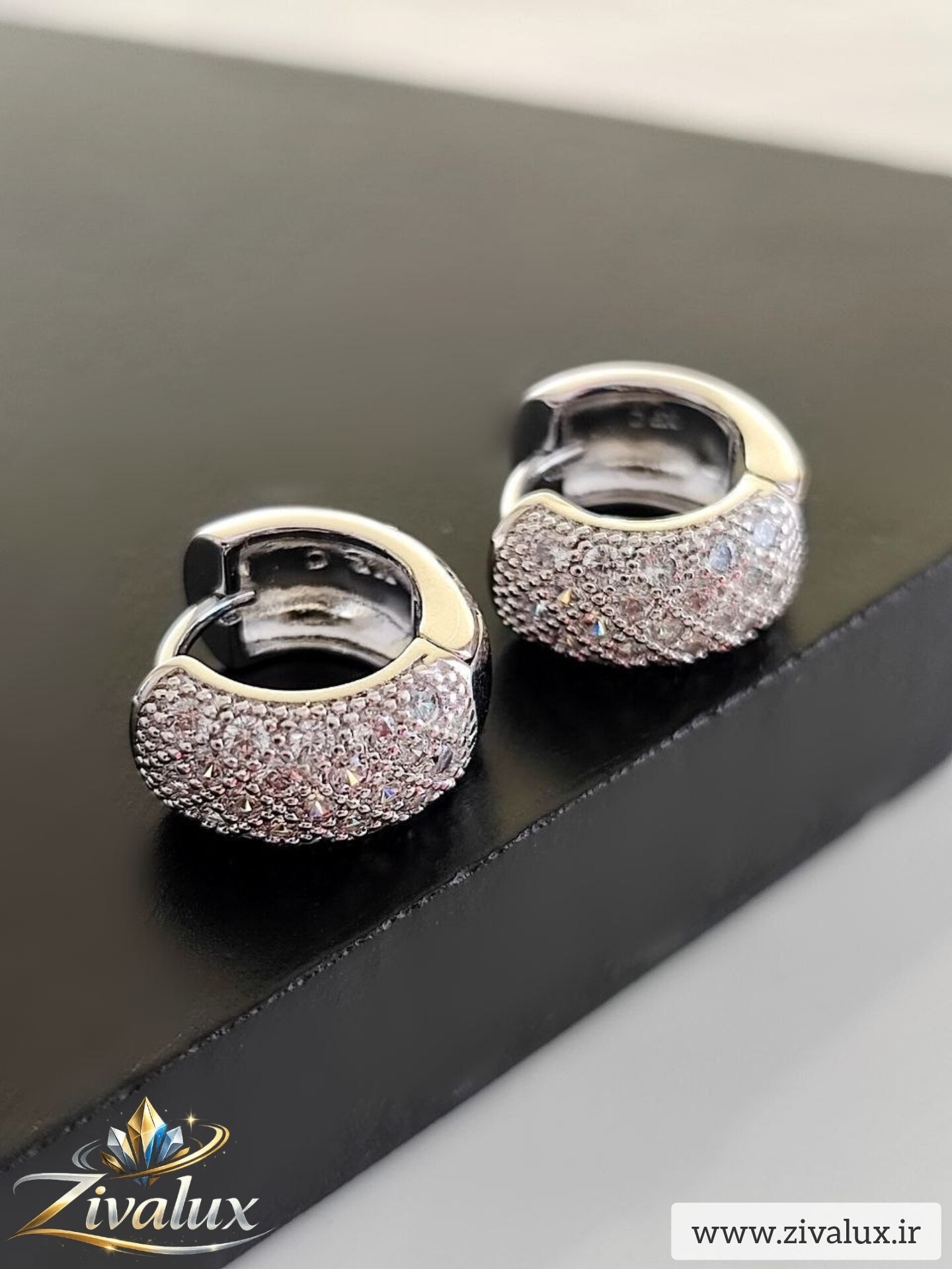 گوشواره زنانه مارک ژوپینگ XUPING نگین دار