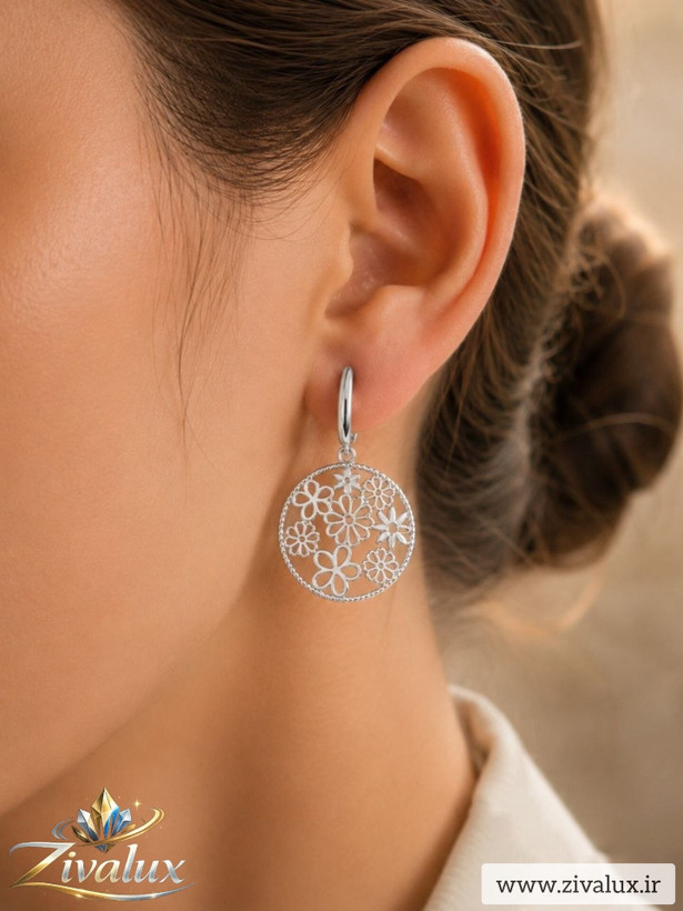 گوشواره زنانه مارک ژوپینگ XUPING طرح گل