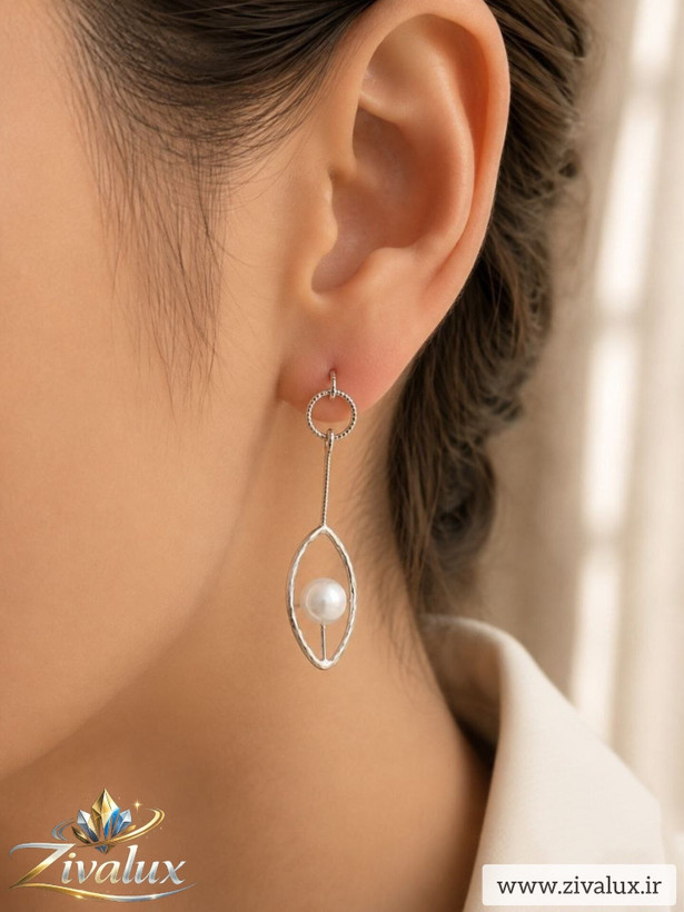 گوشواره زنانه مارک ژوپینگ XUPING مروارید دار