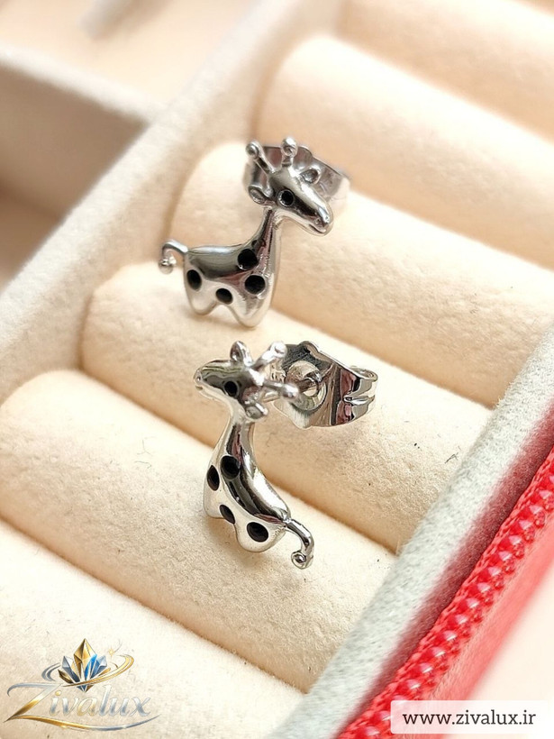 گوشواره زنانه مارک ژوپینگ XUPING طرح زرافه