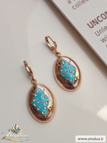 گوشواره زنانه مارک ژوپینگ XUPING نگین دار