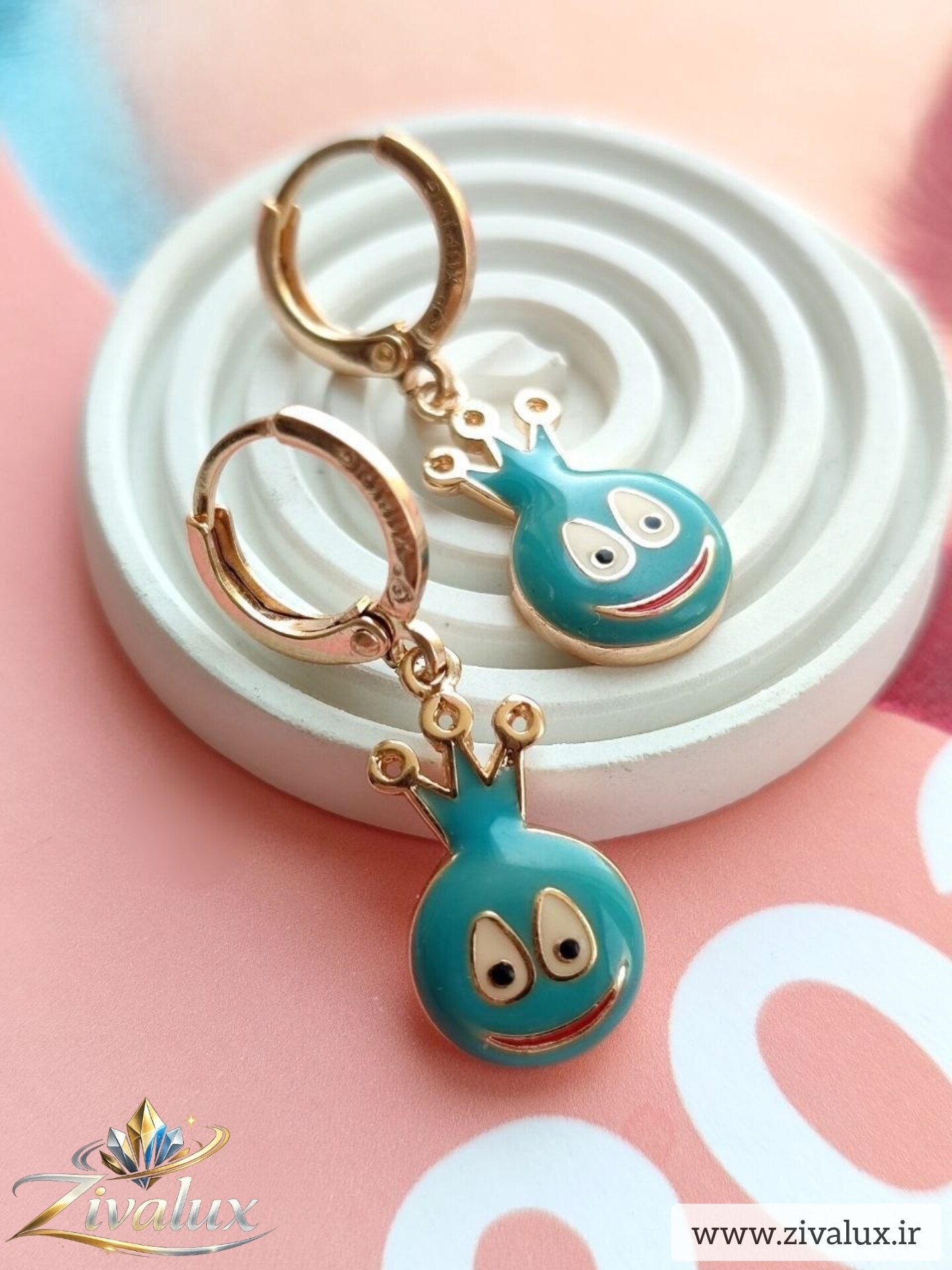 گوشواره زنانه مارک ژوپینگ XUPING طرح انار