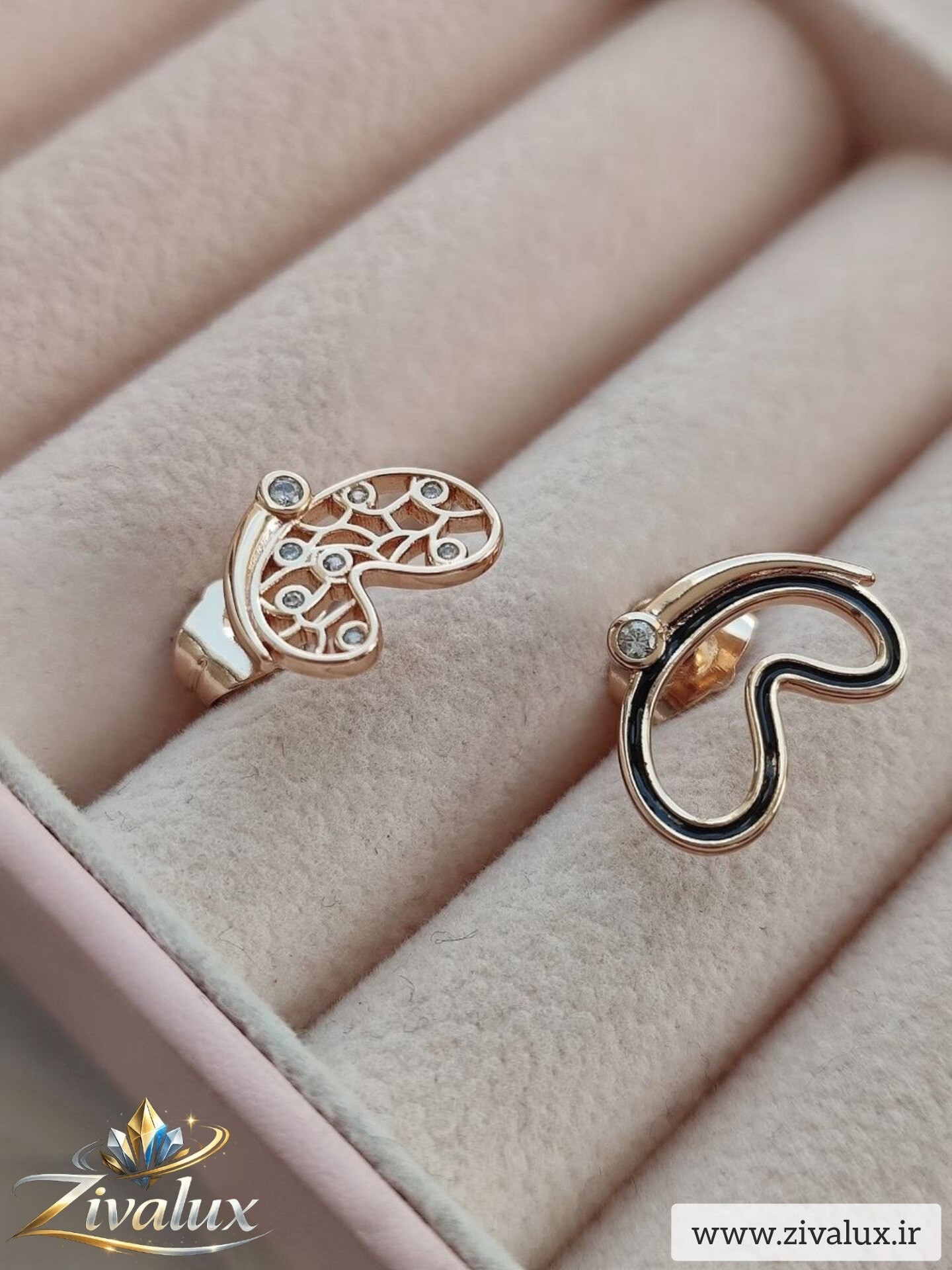 گوشواره زنانه مارک ژوپینگ XUPING نگین دار