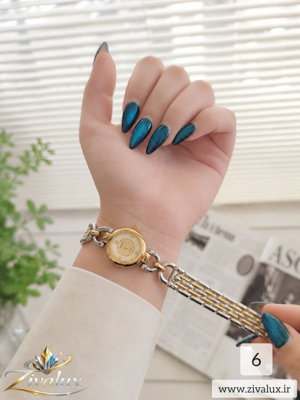 ساعت مچی زنانه مارک رولکس ROLEX بند فلزی