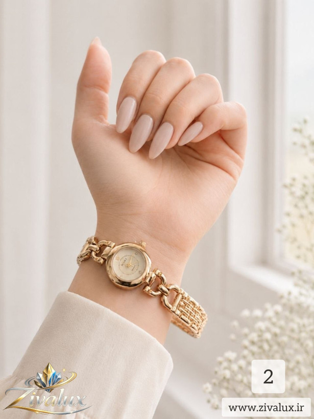 ساعت مچی زنانه مارک رولکس ROLEX بند فلزی
