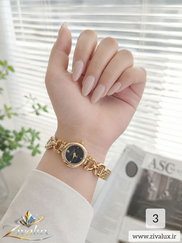 ساعت مچی زنانه مارک رولکس ROLEX بند فلزی