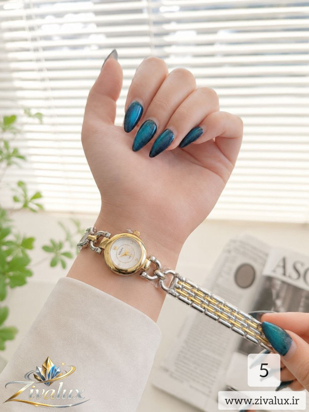 ساعت مچی زنانه مارک رولکس ROLEX بند فلزی