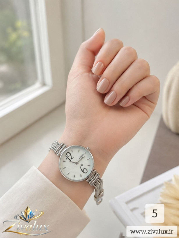 ساعت مچی زنانه مارک LONGINES بند فلزی