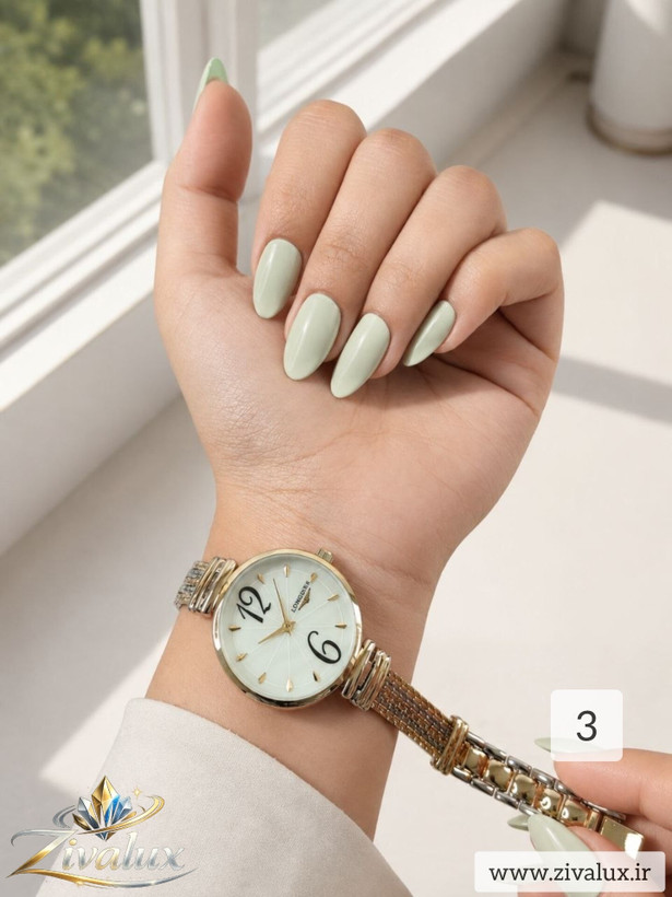 ساعت مچی زنانه مارک LONGINES بند فلزی