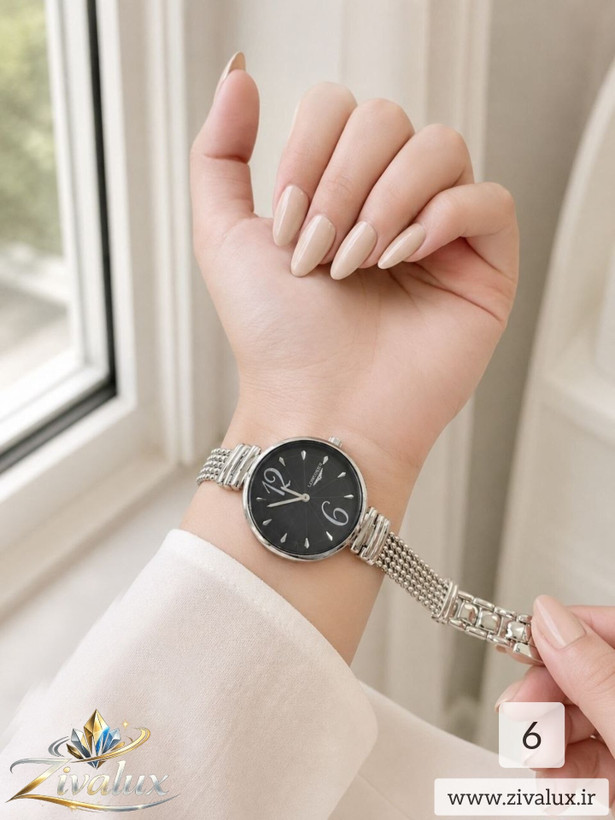 ساعت مچی زنانه مارک LONGINES بند فلزی