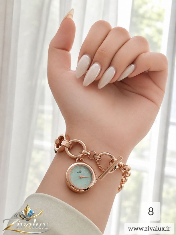 ساعت مچی زنانه CORAL بند فلزی