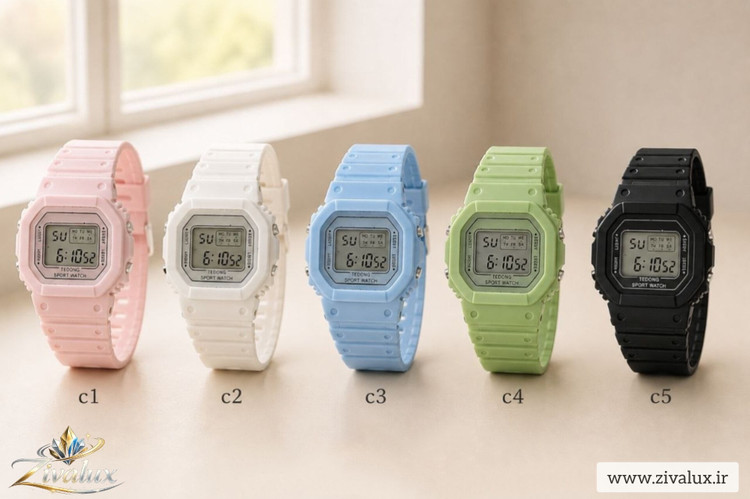 ساعت مچی زنانه مارک G-SHOCK طرح کاسیو بند سیلیکونی