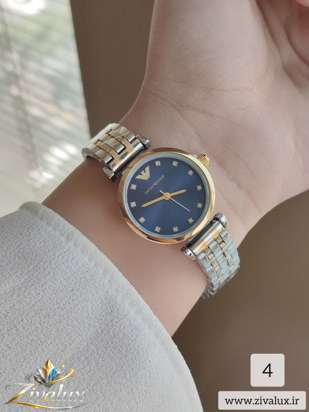 ساعت مچی زنانه مارک امپریو ارمانی EMPORIO ARMANI بند استیل