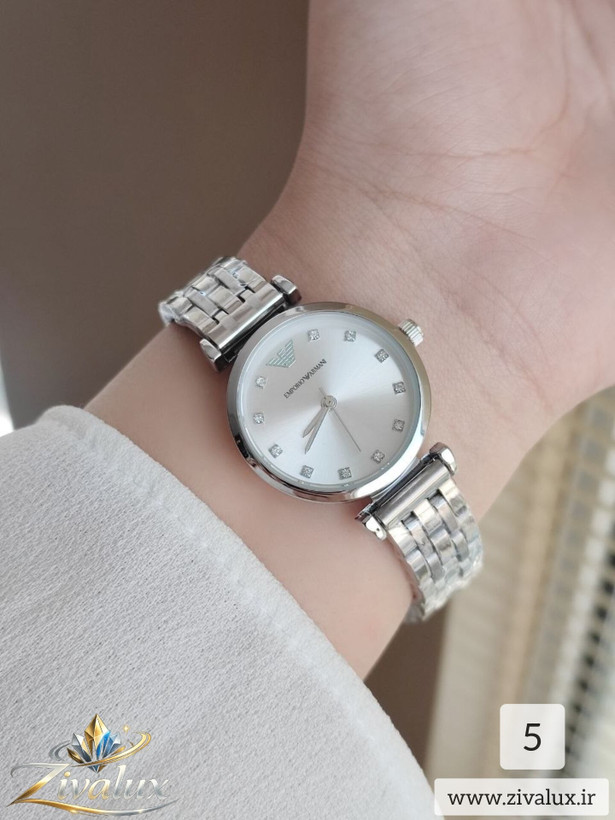 ساعت مچی زنانه مارک امپریو ارمانی EMPORIO ARMANI بند استیل