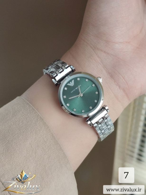 ساعت مچی زنانه مارک امپریو ارمانی EMPORIO ARMANI بند استیل