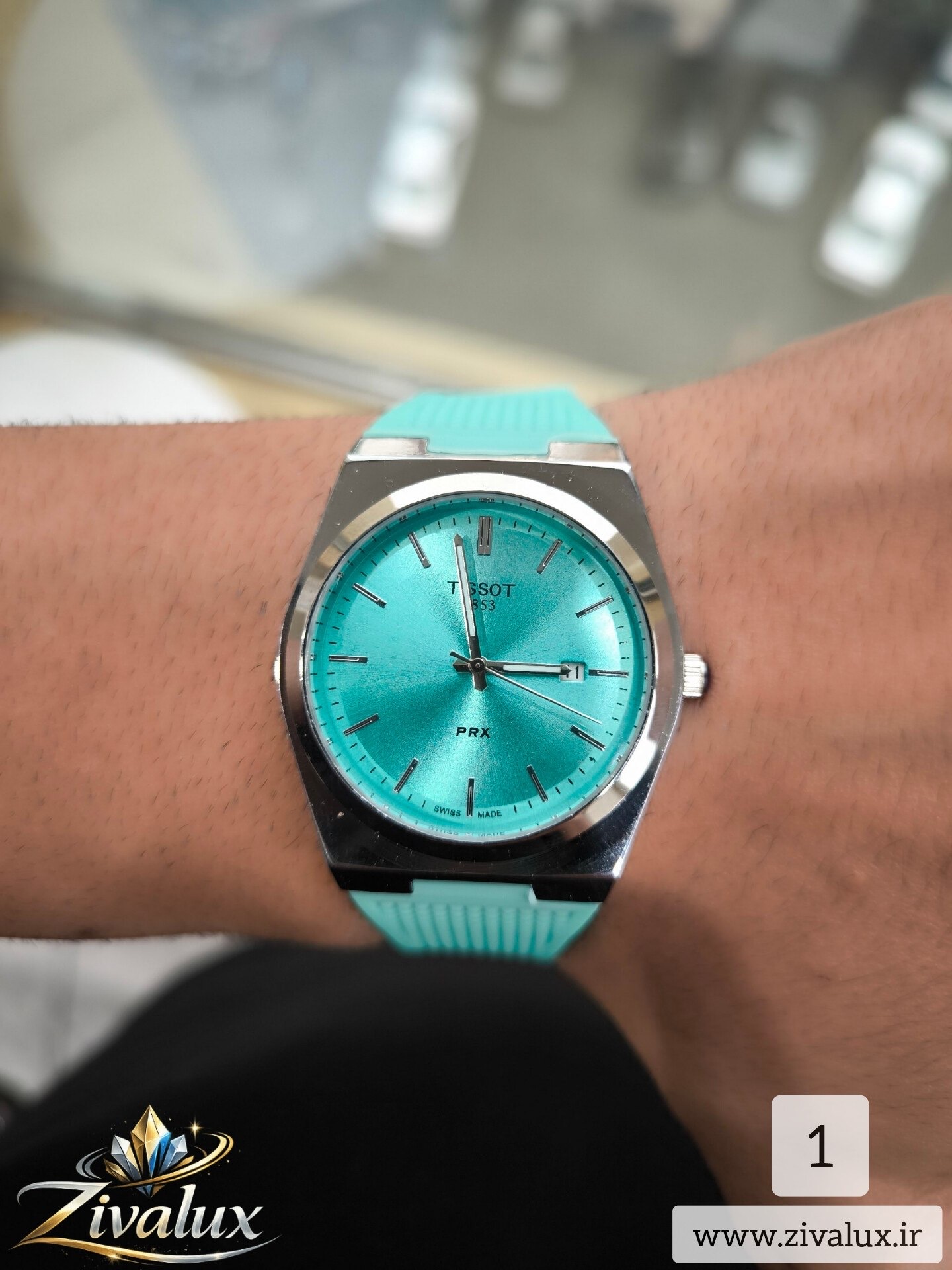 ساعت مچی مردانه مارک تیسوت TISSOT  بند سلیکونی نرم