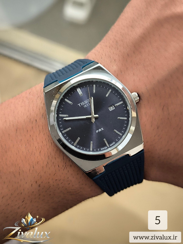 ساعت مچی مردانه مارک تیسوت TISSOT بند سلیکونی نرم