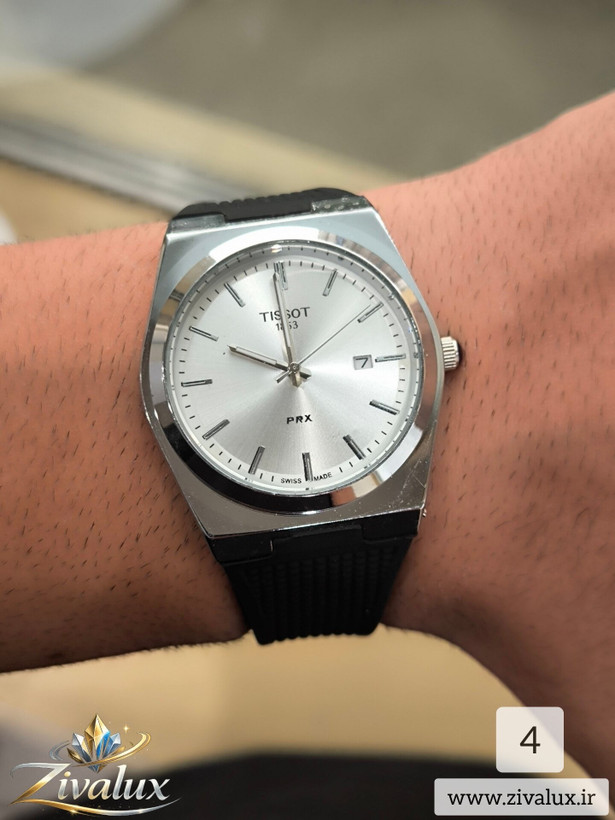 ساعت مچی مردانه مارک تیسوت TISSOT بند سلیکونی نرم
