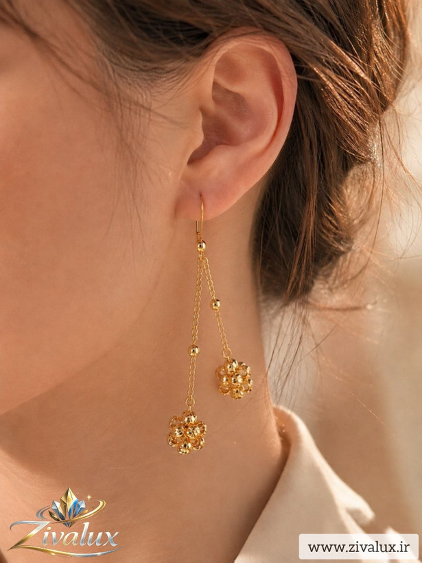 گوشواره زنانه البرنادو مارک CITY GOLD