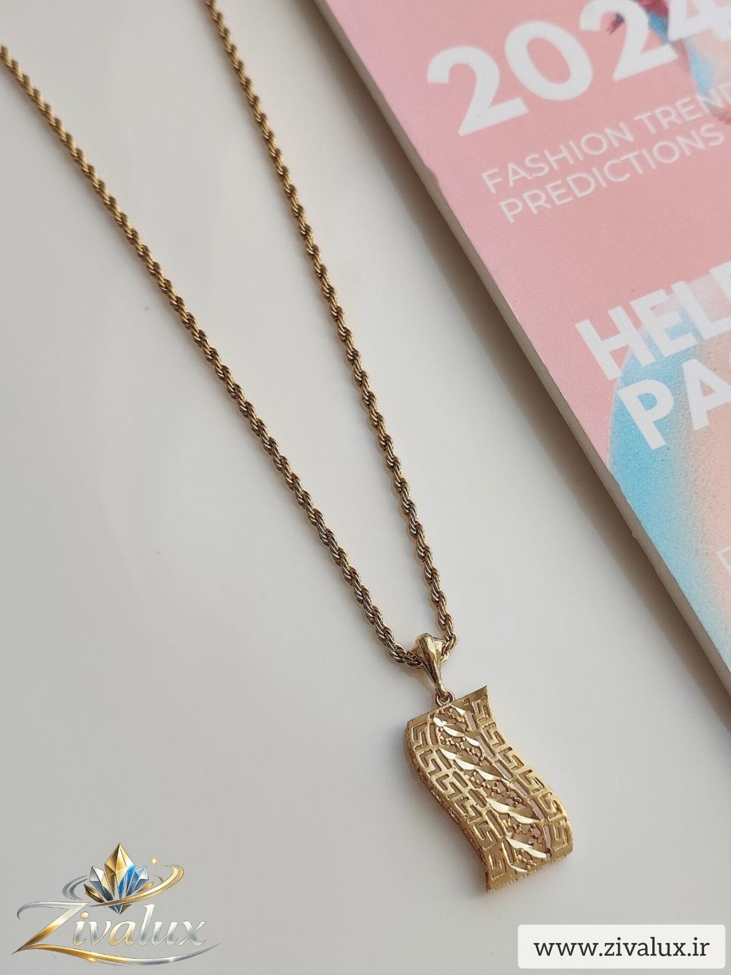 گردنبند زنانه مدل ورساچه VERSACE