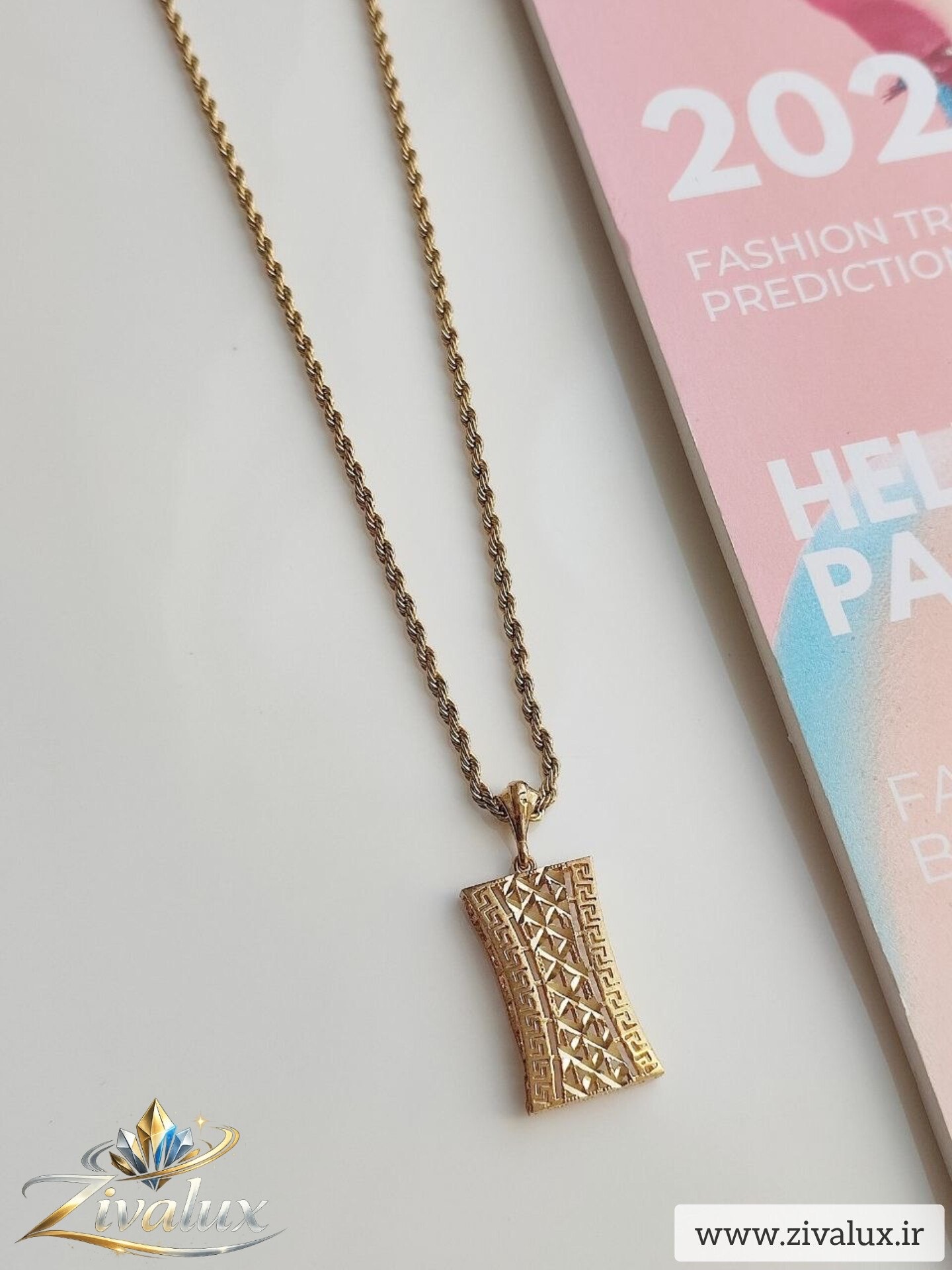 گردنبند زنانه مدل ورساچه VERSACE