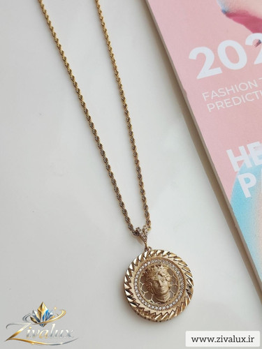 گردنبند زنانه مدل ورساچه VERSACE نگین دار