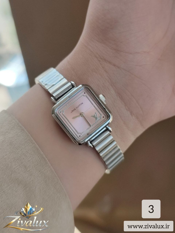 ساعت مچی زنانه مارک LOUIS VUITTON بند فلزی