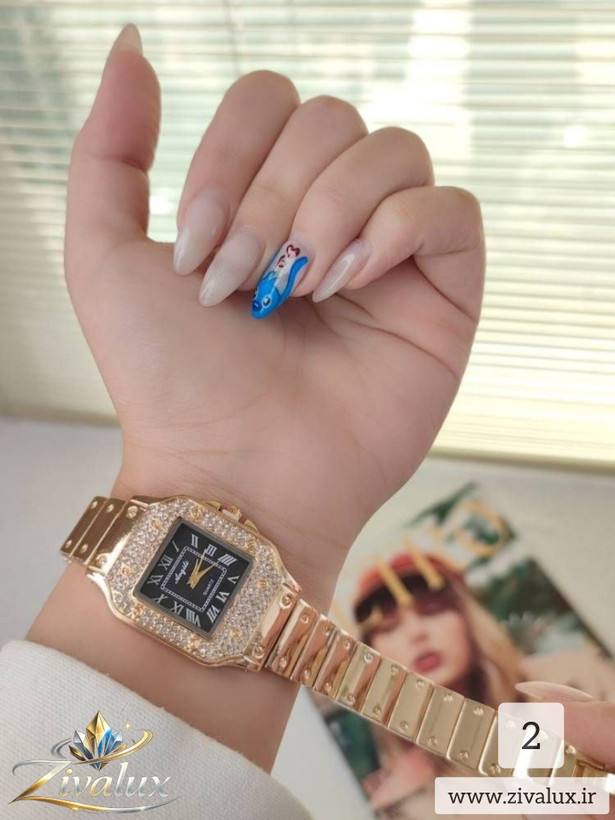 ساعت مچی زنانه مارک AOQILI بند فلزی