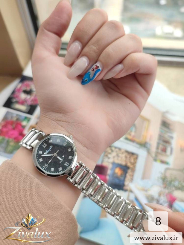 ساعت مچی زنانه مارک AOQILI بند فلزی